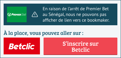 Redirection de Premier Bet vers Betclic